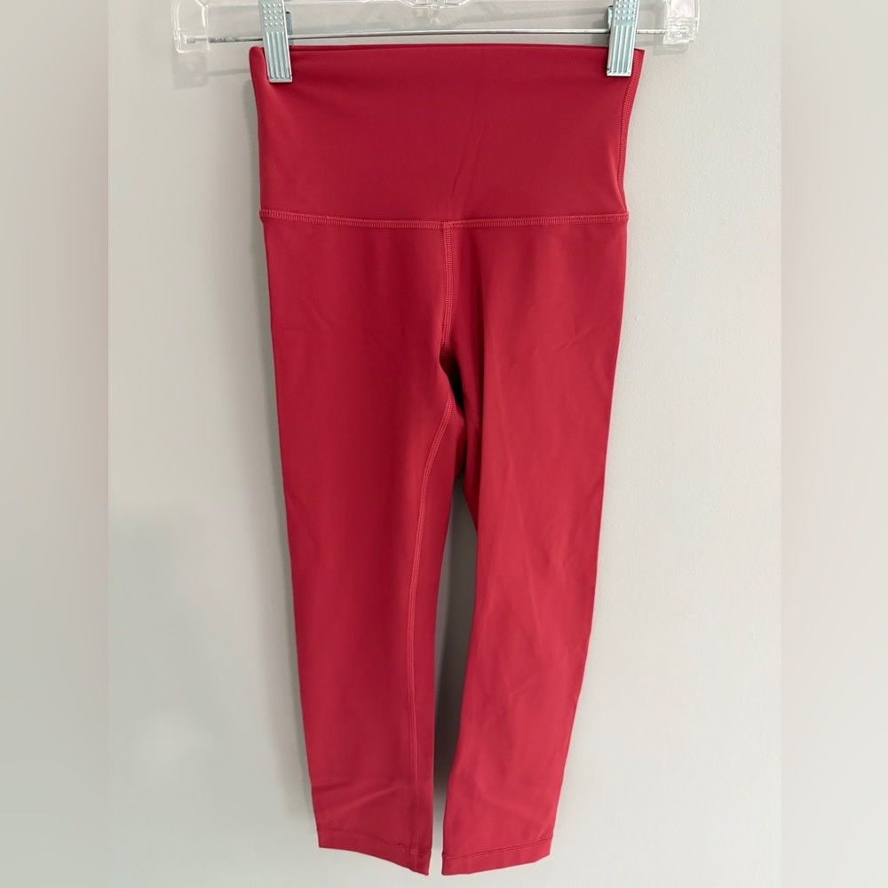 Lululemon Desert Red Leggings
